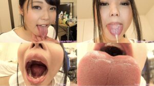 川越ゆい | main visual | tongue fetish | dominant fetish play