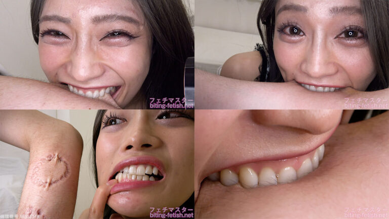 【噛みつき】セクシーギャルお姉さん、ひなちゃんの本気噛み【七海ひな】